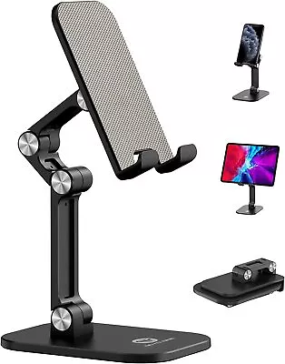 Foldable Tablet Desktop Stand Cell Phone Holder Mount For IPhone Samsung IPad US • $9.99