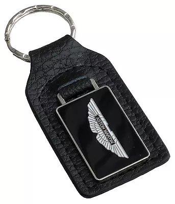 Aston Martin Leather And Enamel Car Key Ring / Fob • $9.95