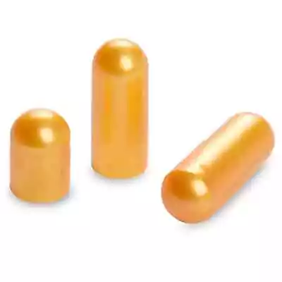 Size 0 Golden Metallic Empty Gelatin Capsules X 500  Separated  • $25