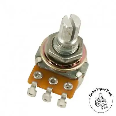 Mini Potentiometer 250k Audio Taper Metric M8 Bushing Split-Shaft • $2.67