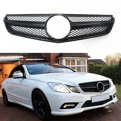 Front Grill Grille For Mercedes Benz E Class W207 C207 Coupe 2009-2013 AMG Black • $123.20