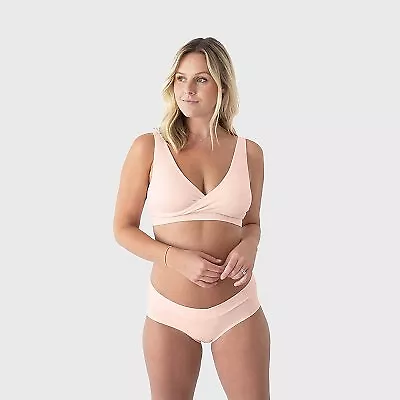 Kindred Bravely Women's Sublime Nursing Adjustable Crossover Bra - Pink M • $13.99