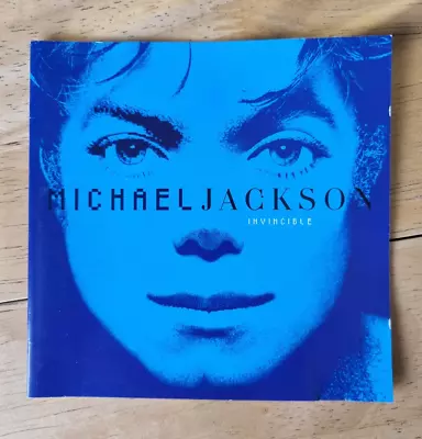 Paperwork (only) For CD Michael Jackson 'Invincible' (NO CD) • $6.23