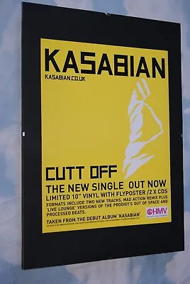 KASABIAN Band Large A3 Mounted Frameless Original 2005 Cut Off SINGLE Art Poster • £18.99