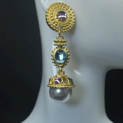 $7.19 • Buy Women Medieval Vintage Earrings Luxurious High-End Earrings Accessories