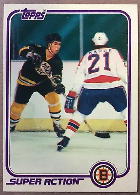 1981-82 Topps Super Action  Set Break  #E126 Ray Bourque Boston Bruins 2nd Year • $2.21