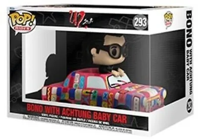 U2 - FUNKO POP! RIDE Superdeluxe: U2 - Bono With Achtung Baby Car [New Toy] Viny • $29.15