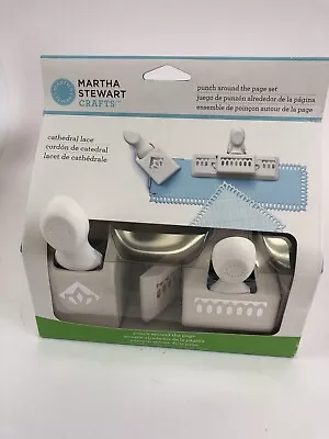 NEW  Martha Stewart Crafts CATHEDRAL LACE Punch Around The Page Set 42-60087    • $18