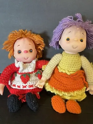 Vintage Strawberry Shortcake Crochet Dolls Handcrafted  • $22.95