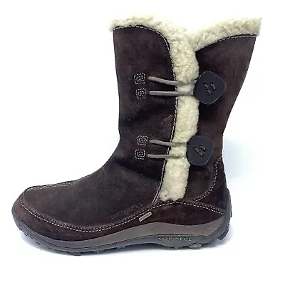 Womens Merrell Yarra Brown PrimaLoft PolarTec 200g Insulation Winter Boots 7 M • $29.99