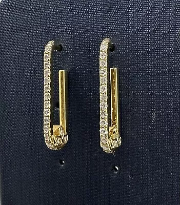 Stud 18ct Mappin And Webb Diamond 0.40ct Yellow Gold Earrings • £1050