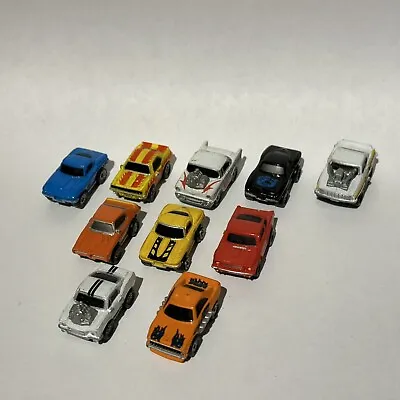 10x Muscle Car Style Micro Machines Vintage Galoob Hot Rod Corvette Charger 60s • $9.99