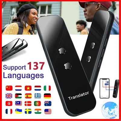 Portable 137 Languages Translator Two Way Instant Voice Photo Translation Device • $29.69