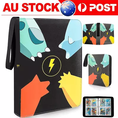 400 Card Spots Binder Album Book Card Collectors Holder Case For Pokemon Cards • $24.90