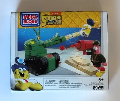 Mega Bloks SpongeBob Squarepants Movie Pickle Tank Attack 89 Pieces NEW Sealed • $23.55