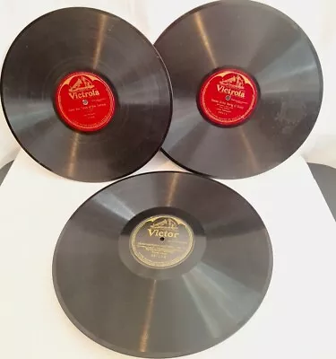  78rpm Victor/Victrola Records Lot Of 3 Vintage Used • $8.50