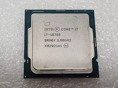 Intel Core I7-10700 2.90GHz 16MB Octa CPU Processor LGA1200 SRH6Y • $167.99