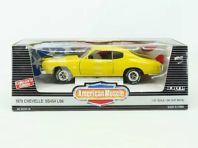 1:18 Scale Ertl American Muscle #7190 Diecast 1970 Chevelle SS454 LS6 - Yellow • $49.95