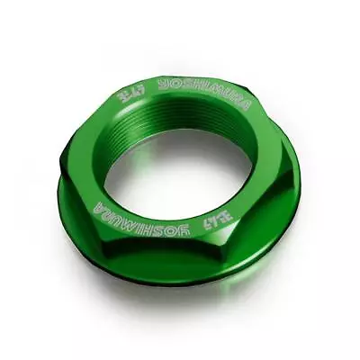 Yoshimura Top Yoke Nut Locknut Green Kawasaki Zx6r Ninja 07-08 P7 P8 • $49.24