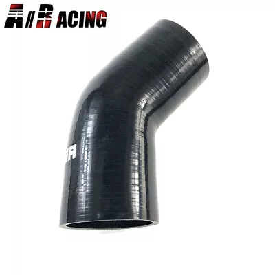 Universal Black 4-Ply Silicone 2.25  45 Degree Angled Elbow Hose Coupler • $10.89
