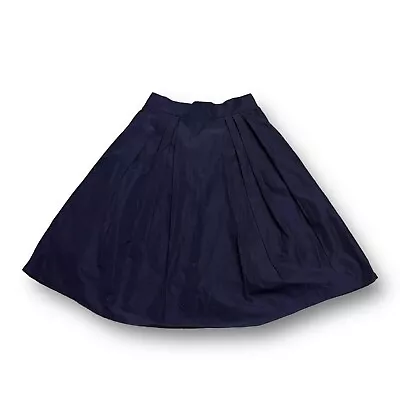 Marciano Guess Women's Maxi A Line Pleated Skirt Blue Size 8 / 30 X 27 • $27.46