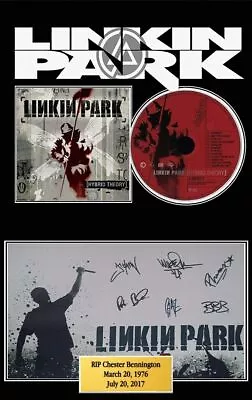 Linkin Park Mounted Signed Autograph Presentation.  Inc Free Gift. • £10