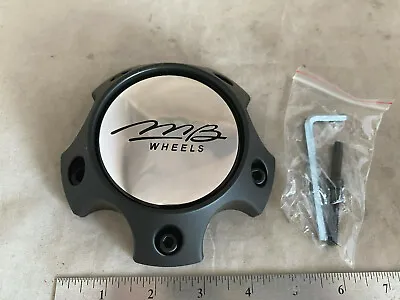 MB Motoring Wheels Black Stryker Wheel Rim Hub Cover Center Cap BC-786S 5x127 • $59