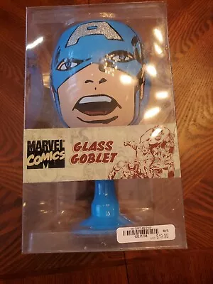 $31.50 • Buy Marvel Comics Glass Goblet Captain America SKU-RM 