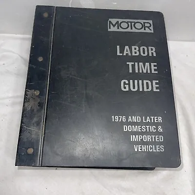 Motor Labor Time Guide 1976 And Later Vol. 1 & 2 Domestic And Imported Vehicles • $75