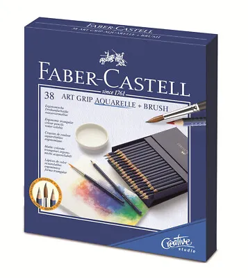 Aquarell Watercolor Pencils FABER-CASTELL 60 TO 38 KOLOR Art Grip Aquarelle New • $64