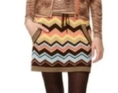 Missoni For Target Womens Size L Chevron Mini Skirt NEW • $29.99