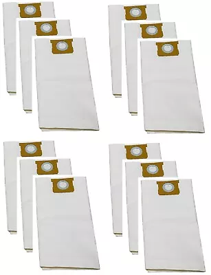 $88.99 • Buy Vacmaster VDBL 3 Count 12-16 Gallon Standard Shop Vacuum Bag Pack Of 4 = 12 Bags