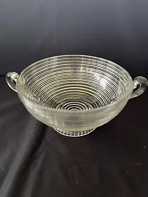 Anchor Hocking  Manhattan  Fruit Bowl Depression Glass • $25