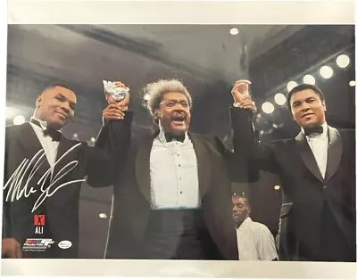 Mike Tyson Hand Signed Autographed 16X20 Photo W/ Muhammad Ali Don King OA COA • $109.99