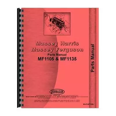 Parts Manual Fits Massey Ferguson 1135 1105 • $62.04