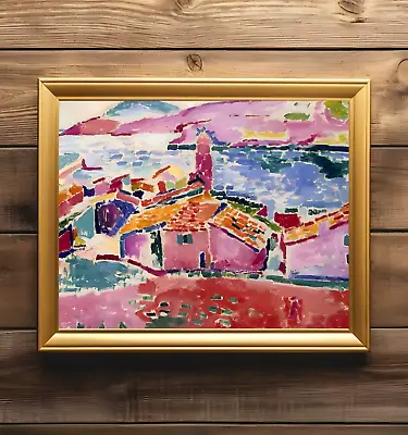 Henri Matisse View Of Collioure Modern Painting Colorful Abstract Print • $9.95