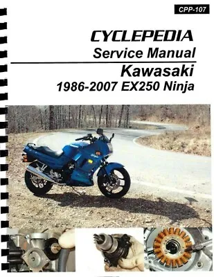 Kawasaki Ninja EX250 Service Manual: 1986-2007 • $41.77