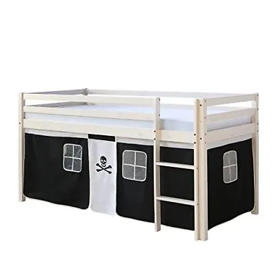 HLS Pirate Tent For Midsleeper Cabin Bunk Bed Bedstead Frame Storage Strong • £37.04