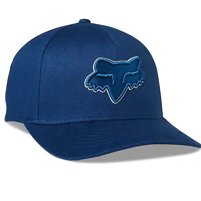 Fox Racing Epicycle FlexFit 2.0 Hat Baseball Cap Curved Bill Durable Deep Cobalt • $26.95