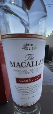 Macallan Classic Cut 2019 Box And Empty Bottle • $149.99