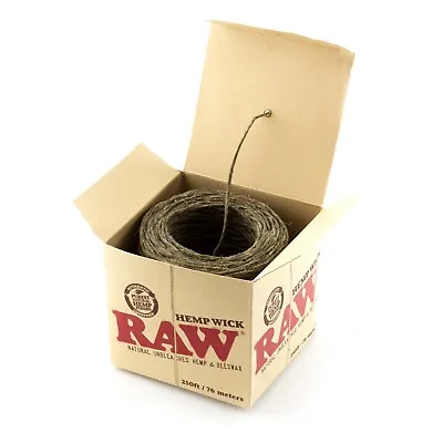 $16.80 • Buy RAW Hemp Wick - Lighter Wick 2 Sizes Available 100ft & 250ft