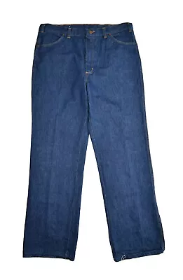 Vintage Wrangler Blue Bell Jeans Mens 36x32 Dark Wash Denim Made In Canada • $43.42