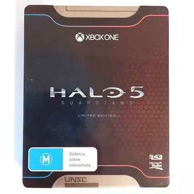 Halo 5 Guardians - Limited Edition - Steel Book - Xbox One - CIB - VGC! • $29.99