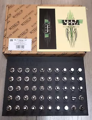 VIM 50pc 1/4 Dr Master Half Cut/ Stubby Low Profile Bit Driver Socket Set MMS450 • $174.29