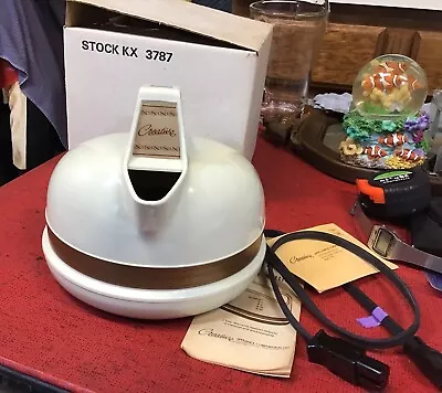 Vintage Electric Tea Water Kettle CREATIVE APPLIANCE CANADA Almond MINT NEW BOX • $29.90