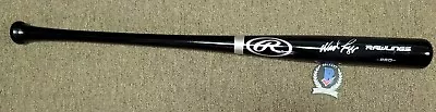 Wade Boggs Signed Rawlings Black Baseball Bat Beckett Boston Red Sox Yankees  • $129.99