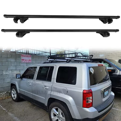 For Jeep Patriot 53  Roof Rack Cross Bar Luggage Cargo Carrier Aluminum W/Locks • $139.17