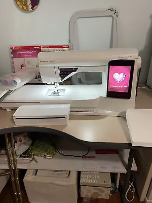 Husqvarna Viking Designer Ruby Royale Sewing & Embroidery Machine 3h Usage! • $3100