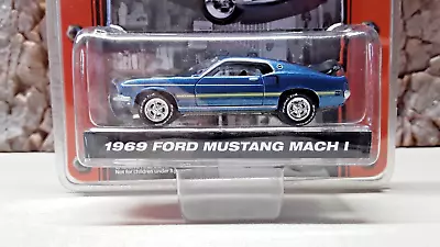 Greenlight 1/64 Muscle Car Garage 1969 Ford Mustang Mach 1 MOC (DC-199 • $19.99