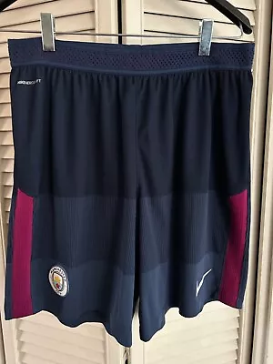 Nike Aeroswift Manchester City Player Issue Practice Soccer Shorts Size L • $35